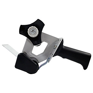 Staples Dispensador de cinta de embalaje con empuñadura de pistola 246 x 146 x 70 mm gris y negro Staples Dispensador de cinta de embalaje con empuñadura de pistola 246 x 146 x 70 mm gris y negro