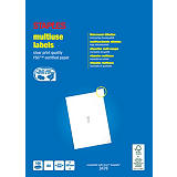 Staples Etiquetas multiuso, autoadhesivas permanentes, angulares, 297 x 210 mm, blanco Staples Etiquetas multiuso, autoadhesivas permanentes, angulares, 297 x 210 mm, blanco