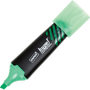 Staples Evidenziatore a fusto piatto Hype, Inchiostro liquido, Punta a scalpello, 1-5 mm, Inchiostro non tossico, Verde Staples Evidenziatore a fusto piatto Hype, Inchiostro liquido, Punta a scalpello, 1-5 mm, Inchiostro non tossico, Verde