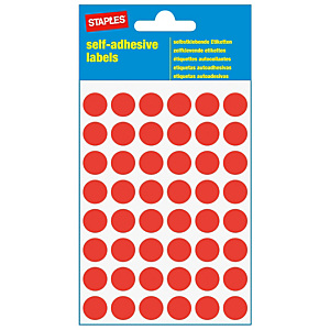 Staples Gomets Ø 12 mm. Rojo Staples Gomets Ø 12 mm. Rojo