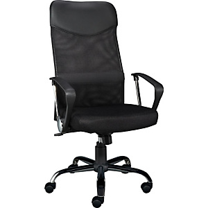 Staples Grenada Silla de oficina de malla y tela, 47- 57 cm de altura, negro Staples Grenada Silla de oficina de malla y tela, 47- 57 cm de altura, negro