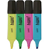Staples Hype! Marcador fluorescente, punta biselada, 1 mm-5 mm, Amarillo, Rosa, Azul y Verde Staples Hype! Marcador fluorescente, punta biselada, 1 mm-5 mm, Amarillo, Rosa, Azul y Verde