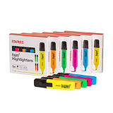 Staples Hype! Marcador fluorescente, punta biselada, 1 mm-5 mm, Rosa Staples Hype! Marcador fluorescente, punta biselada, 1 mm-5 mm, Rosa