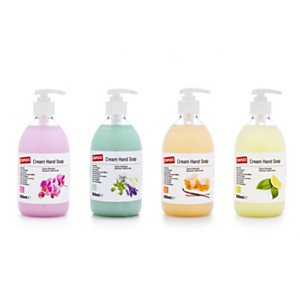 Staples Jabón de manos en crema con aroma a orquídea, rosa, 500 ml, botella con dosificador Staples Jabón de manos en crema con aroma a orquídea, rosa, 500 ml, botella con dosificador