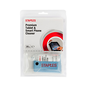 Staples Kit de limpieza superior para tablets y smartphones Staples Kit de limpieza superior para tablets y smartphones