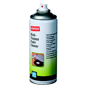 Staples Limpiador multiusos en espuma, 400 ml, sin HFC Staples Limpiador multiusos en espuma, 400 ml, sin HFC