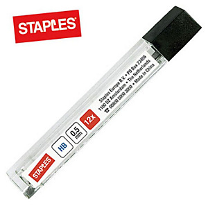 Staples Mina per portamine, HB, 0,9 mm (confezione 12 pezzi) Staples Mina per portamine, HB, 0,9 mm (confezione 12 pezzi)