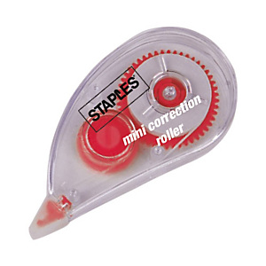 Staples Mini Corrector en cinta de bolsillo, 5 mm x 6 m Staples Mini Corrector en cinta de bolsillo, 5 mm x 6 m