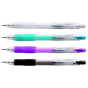 Staples Niko Portaminas, mina de 0,7 mm, HB, cuerpo en colores surtidos con empuñadura Staples Niko Portaminas, mina de 0,7 mm, HB, cuerpo en colores surtidos con empuñadura