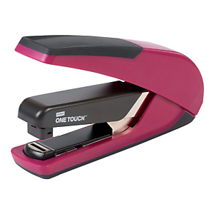 Staples One-Touch™ DX4 Cucitrice da tavolo a striscia intera e punto piatto Capacità 30 fogli Nera Staples One-Touch™ DX4 Cucitrice da tavolo a striscia intera e punto piatto Capacità 30 fogli Nera