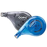 Staples OOPS!™ Corrector en cinta lateral, 5 mm x 10 m, azul y gris, paquete de 2 Staples OOPS!™ Corrector en cinta lateral, 5 mm x 10 m, azul y gris, paquete de 2