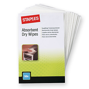 Staples Paños secos absorbentes Staples Paños secos absorbentes