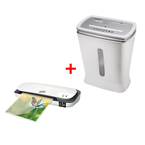 Staples Pack Plastificadora eléctrica A4 + Destructora de corte cruzado Staples Pack Plastificadora eléctrica A4 + Destructora de corte cruzado