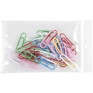 Staples Paquete de 100 bolsas herméticas transparentes de polietileno con autocierre de 80 x 120 mm Staples Paquete de 100 bolsas herméticas transparentes de polietileno con autocierre de 80 x 120 mm
