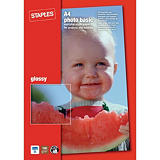 Staples Photo Basic Papel Fotográfico para Impresoras de Inyección de Tinta Blanco Brillante 100 x 150 mm 190 g/m² Staples Photo Basic Papel Fotográfico para Impresoras de Inyección de Tinta Blanco Brillante 100 x 150 mm 190 g/m²