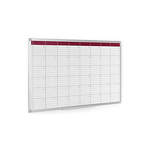 Staples Planning mensual de pared, Superficie magnética, Acero lacado, Aluminio, Cuadrícula, 90 x 60 cm Staples Planning mensual de pared, Superficie magnética, Acero lacado, Aluminio, Cuadrícula, 90 x 60 cm