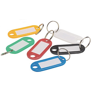 Staples Portachiavi con etichetta, colori assortiti (confezione 12 pezzi) Staples Portachiavi con etichetta, colori assortiti (confezione 12 pezzi)