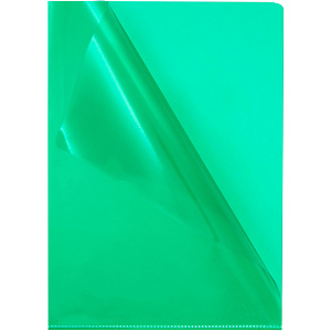 Staples Premium, Dossier uñero, A4, PVC rugoso, 145 micras, verde transparente Staples Premium, Dossier uñero, A4, PVC rugoso, 145 micras, verde transparente