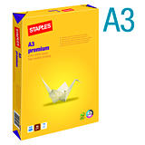 Staples Premium Papel Multifunción para Faxes, Fotocopiadoras, Impresoras Láser e Impresoras de Inyección de Tinta Blanco A3 80 g/m² Staples Premium Papel Multifunción para Faxes, Fotocopiadoras, Impresoras Láser e Impresoras de Inyección de Tinta Blanco A3 80 g/m²