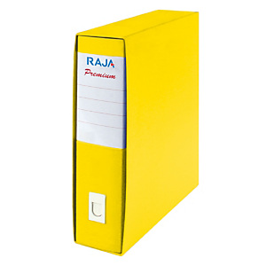 Staples Premium Registratore archivio, Formato Protocollo, Dorso 8 cm, Cartone plastificato, Giallo Acido Staples Premium Registratore archivio, Formato Protocollo, Dorso 8 cm, Cartone plastificato, Giallo Acido
