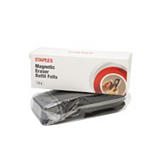 Staples Recambios de borrador de pizarras blancas magnéticas, fieltro, gris Staples Recambios de borrador de pizarras blancas magnéticas, fieltro, gris