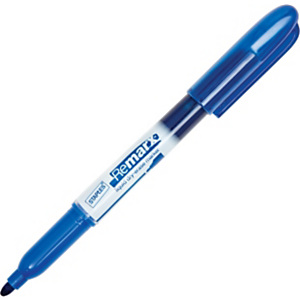 Staples Remarx, Marcatore per lavagna a inchiostro liquido, Cancellabile a secco, Punta tonda, 1-3 mm, Blu Staples Remarx, Marcatore per lavagna a inchiostro liquido, Cancellabile a secco, Punta tonda, 1-3 mm, Blu