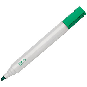 Staples Remarx™ Marcatore per lavagna, Inchiostro non permanente, Punta tonda, 1,5 - 3 mm, Verde Staples Remarx™ Marcatore per lavagna, Inchiostro non permanente, Punta tonda, 1,5 - 3 mm, Verde