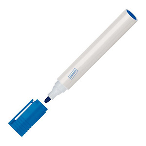 Staples Remarx™ Rotulador de pizarra blanca, Tinta no permanente, Punta ojival de 1,5 a 3 mm, Azul Staples Remarx™ Rotulador de pizarra blanca, Tinta no permanente, Punta ojival de 1,5 a 3 mm, Azul
