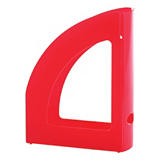 Staples Revistero, poliestireno, 80 x 320 x 250 mm, rojo Staples Revistero, poliestireno, 80 x 320 x 250 mm, rojo