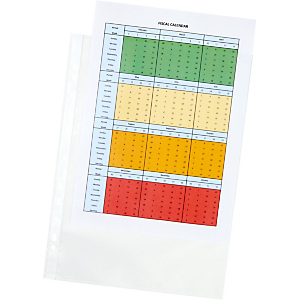 Staples Standard Plus Funda perforada, A4+, polipropileno de 80 micras, 11 orificios, rugosa, transparente Staples Standard Plus Funda perforada, A4+, polipropileno de 80 micras, 11 orificios, rugosa, transparente