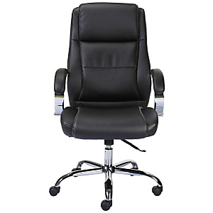 Staples Surfline Sillón de dirección, piel reconstituida, altura 110-119,5 cm, negro Staples Surfline Sillón de dirección, piel reconstituida, altura 110-119,5 cm, negro