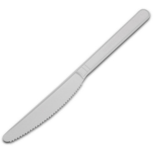 Staples Sustainable Earth™ Coltello usa e getta, Compostabile, Bianco, 168 mm Staples Sustainable Earth™ Coltello usa e getta, Compostabile, Bianco, 168 mm