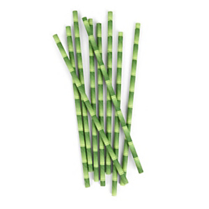 Staples Sustainable Earth Pajita de papel de bambú biodegradable Staples Sustainable Earth Pajita de papel de bambú biodegradable