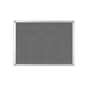 Staples Tablón de fieltro, marco de aluminio, 1200 x 900 mm, gris Staples Tablón de fieltro, marco de aluminio, 1200 x 900 mm, gris