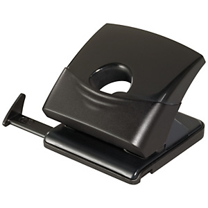 Staples Taladro 25 hojas negro transparente Staples Taladro 25 hojas negro transparente