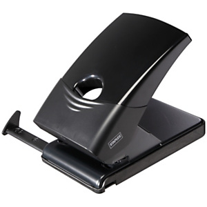 Staples Taladro 40 hojas negro transparente Staples Taladro 40 hojas negro transparente