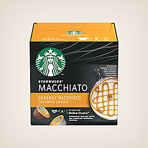 Starbucks Café Caramel Macchiato pour machine Dolce Gusto - Paquet 12 capsules