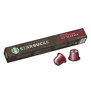 Starbucks Café Sumatra pour machine Nespresso - Intensité n°10 - Paquet 10 capsules