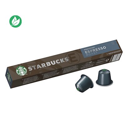 Starbucks Espresso Roast pour machine Nespresso - Intensité 11 - Paquet 10 capsules - 1