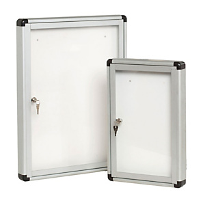 STARLINE Bacheca per interni - con anta battente - fondo bianco magnetico - 4 fogli A4 - verticale STARLINE Bacheca per interni - con anta battente - fondo bianco magnetico - 4 fogli A4 - verticale