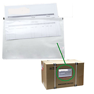 STARLINE Busta adesiva portadocumenti - senza stampa - 17,5 x 13 cm - PPL - trasparente - conf. 100 pezzi STARLINE Busta adesiva portadocumenti - senza stampa - 17,5 x 13 cm - PPL - trasparente - conf. 100 pezzi