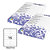 STARLINE Etichette adesive - in carta - permanenti - 105 x 37 mm - 16 et/fg - 100 fogli - bianco - 1