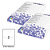 STARLINE Etichette adesive - in carta - permanenti - 210 x 148,5 mm - 2 et/fg - 100 fogli - bianco - 2