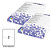STARLINE Etichette adesive - in carta - permanenti - 210 x 148,5 mm - 2 et/fg - 100 fogli - bianco - 4