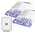 STARLINE Etichette adesive - in carta - permanenti - 42 x 16,9 mm - 85 et/fg - 100 fogli - bianco - 1