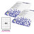 STARLINE Etichette adesive - permanenti - angoli arrotondati - 47,5 x 25,5 mm - 44 et/fg - 100 fogli A4 - bianco - 1