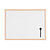 STARLINE Lavagna bianca magnetica - 45 x 60 cm - cornice legno - bianco - 1
