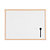 STARLINE Lavagna bianca magnetica - 45 x 60 cm - cornice legno - bianco - 2
