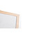 STARLINE Lavagna bianca magnetica - 45 x 60 cm - cornice legno - bianco - 3