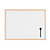 STARLINE Lavagna bianca magnetica - 45 x 60 cm - cornice legno - bianco - 4